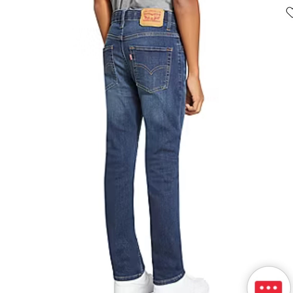 🆕 Levi's Big Boys Adjustable Waist 511 Slim Fit Jean Size 16